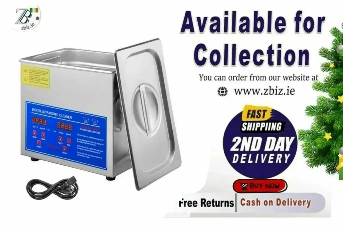 3L Ultrasonic Cleaner: Tough Cleaning Made Easy - Image 1