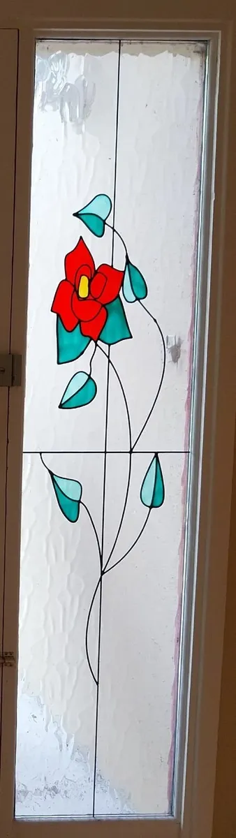 2 x Stained Glass Panels - Image 2