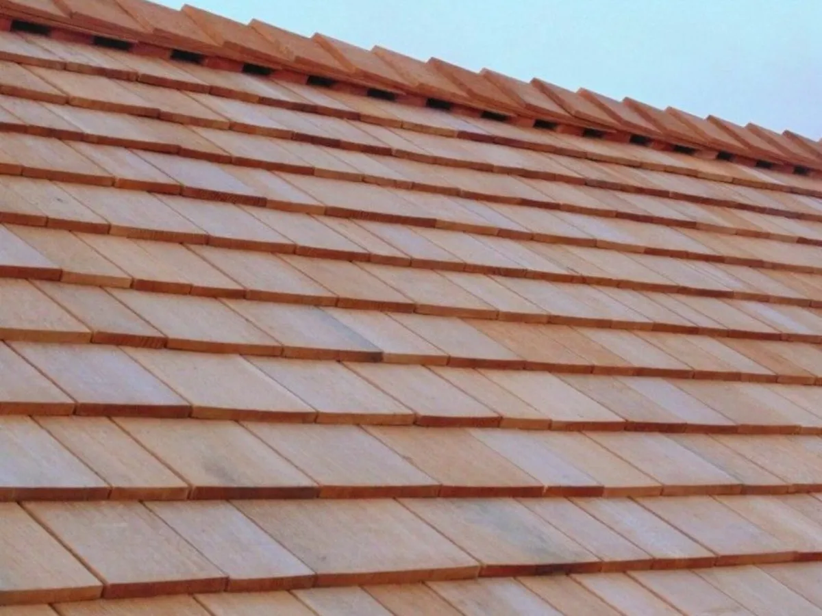 Ecological roofing and facade coverings of wood - Image 1
