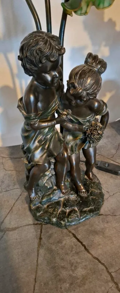 19th Century Art Nouveau Table Lamp - Image 2