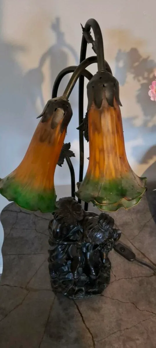 19th Century Art Nouveau Table Lamp - Image 3