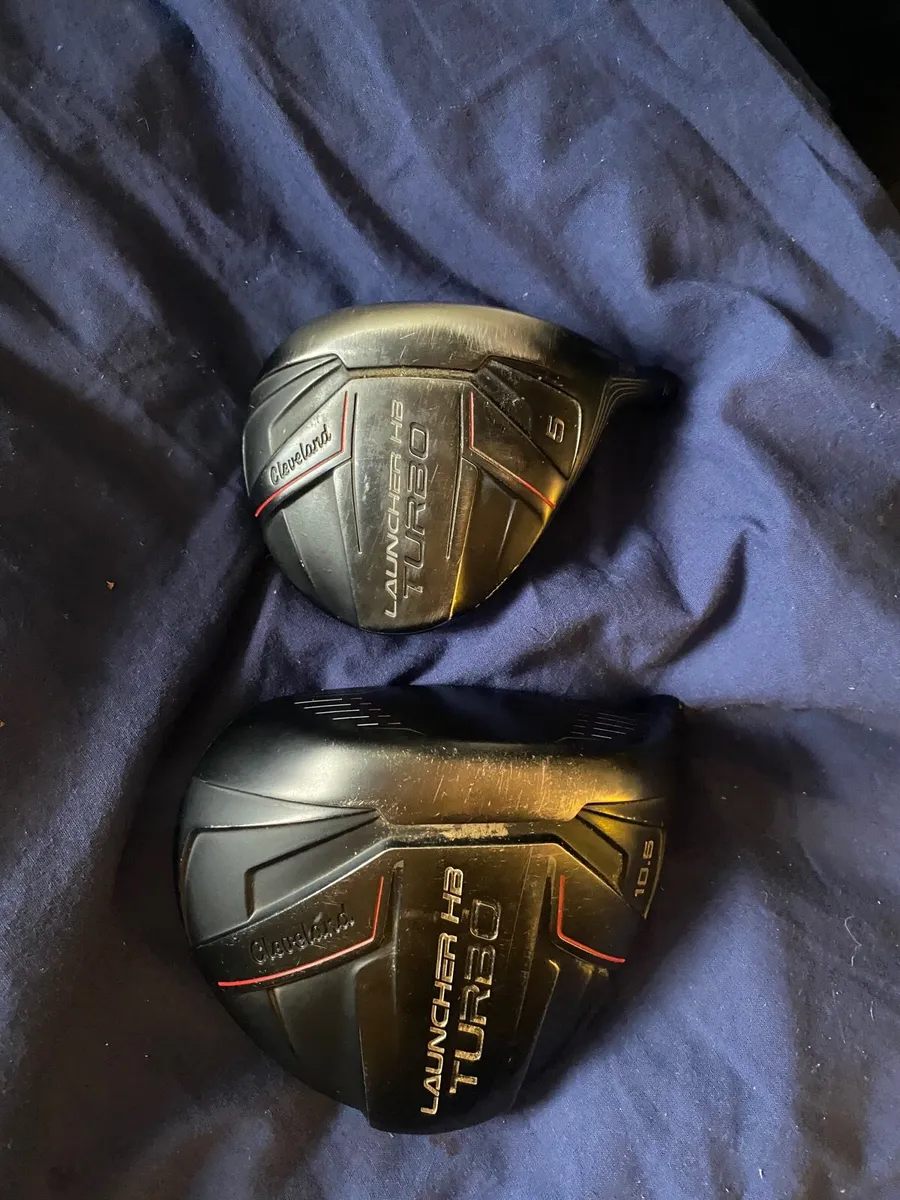 Cleveland hb turbo driver and 5 wood head - Image 2