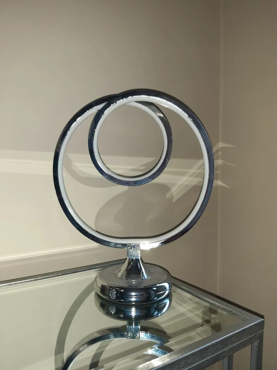 Chrome Curcular Lamp - Image 2