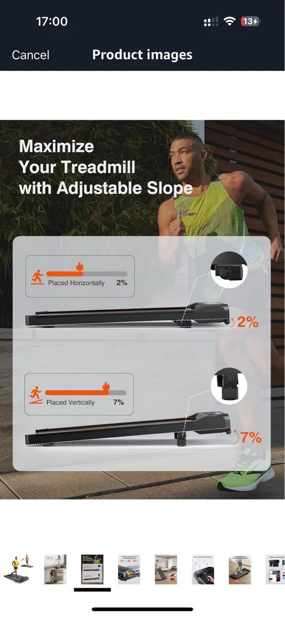 Walking Pad with incline and 130kg weight limit - Image 4