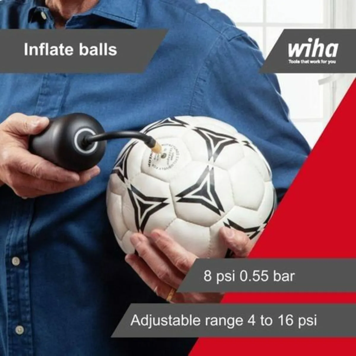 Wiha Cordless Compact Air Pump / Compressor - Image 3