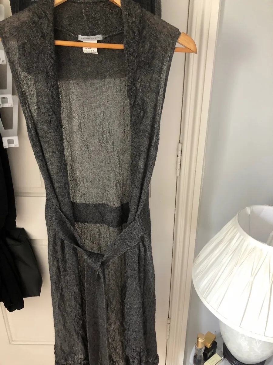 Sarah Pacini long sleeveless cardigan - Image 4