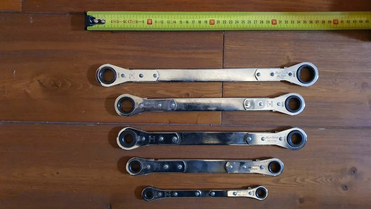 Blue Point by Snap-On Ratcheting Spanner set - Image 1
