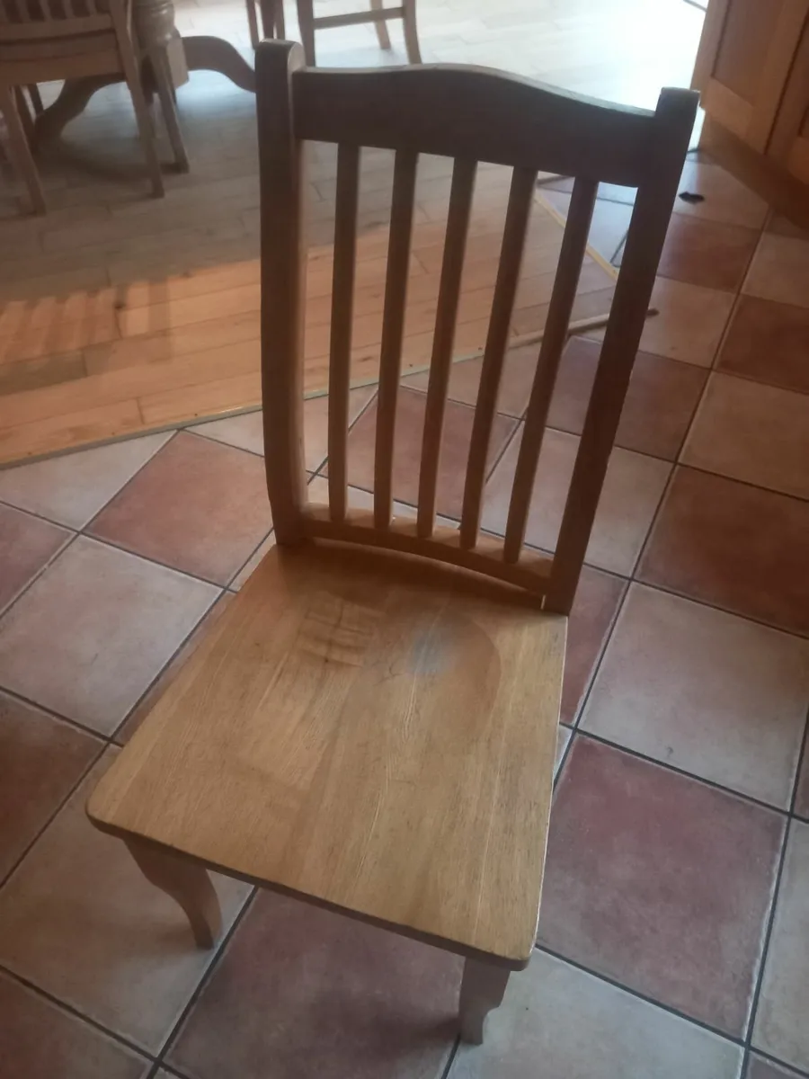 Kitchen table  and  6 chairs .  3 Recliners - Image 4