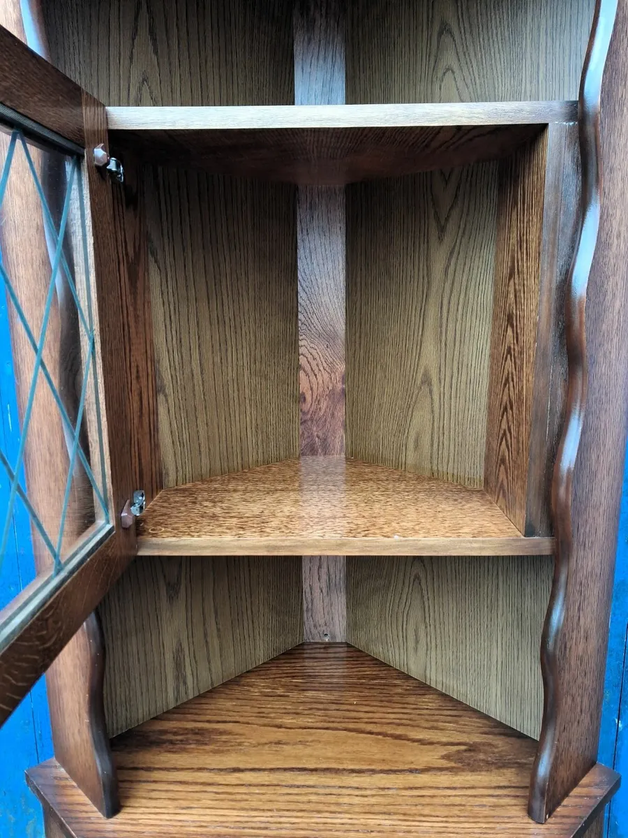 Vintage Corner Cabinet - Image 4