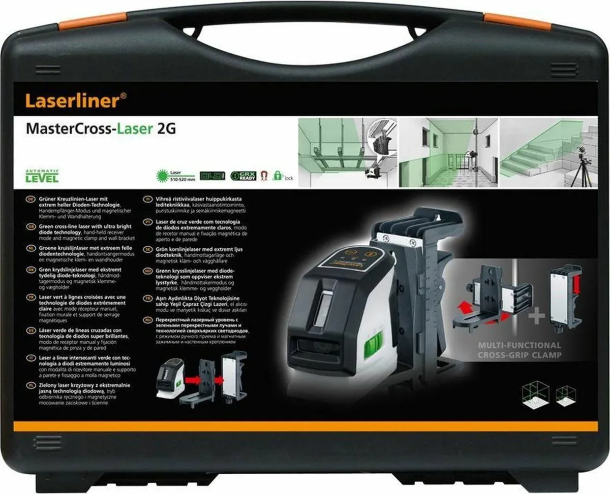Laserliner Green Master Cross-Laser Level kit - Image 2