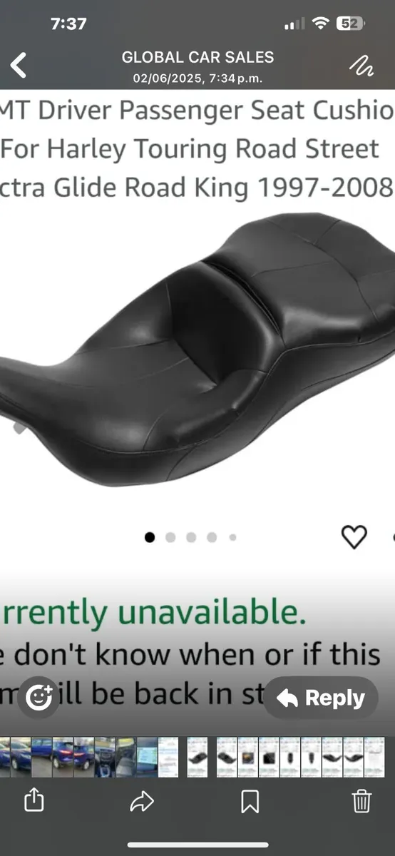 HARLEY DAVIDSON SEAT - Image 1