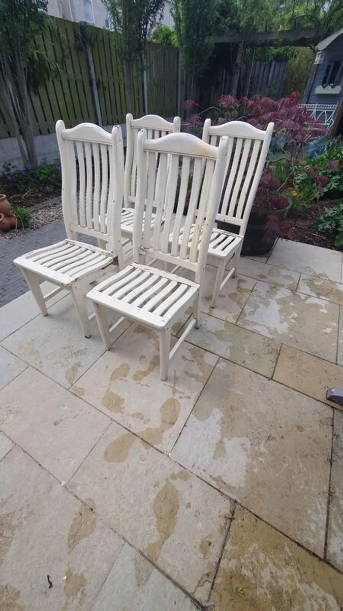 Patio table and chairs for free - Image 2