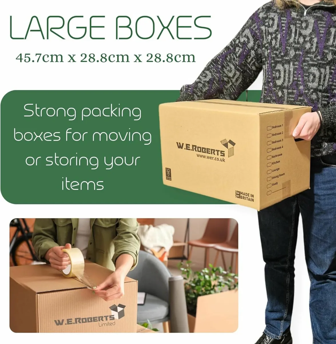Moving boxes – Various sizes - Image 3