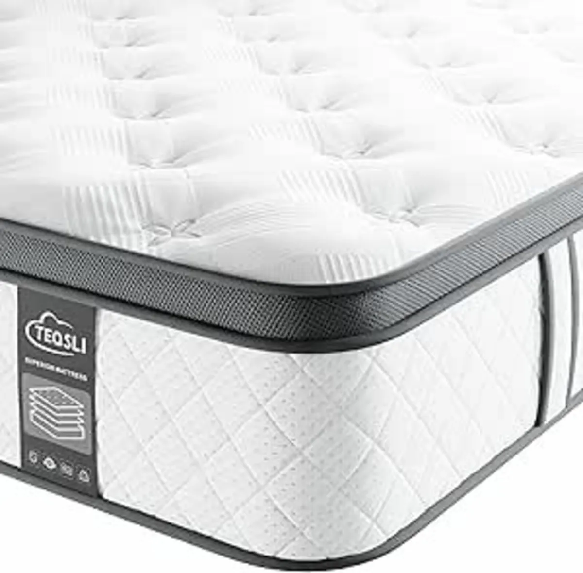 Single Mattress Gel Memory Foam90x190x25cm - Image 2