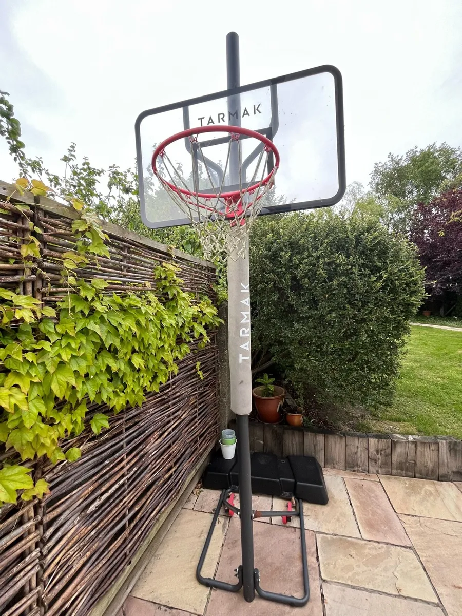 Basketball Ring and Backboard - Image 1