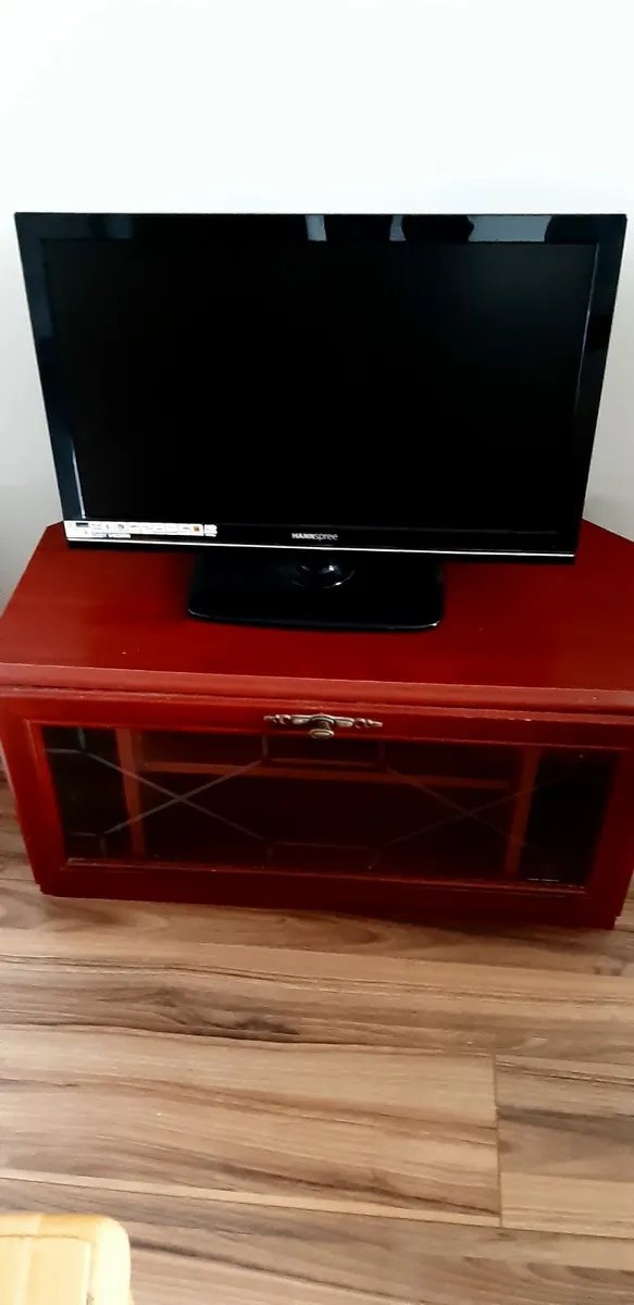 24 inch TV and TV stand - Image 1