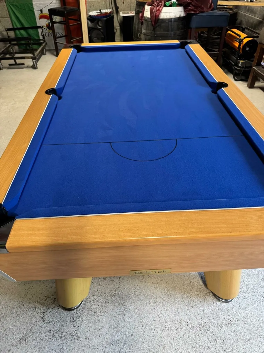 7x4 slate bed pool table - Image 4