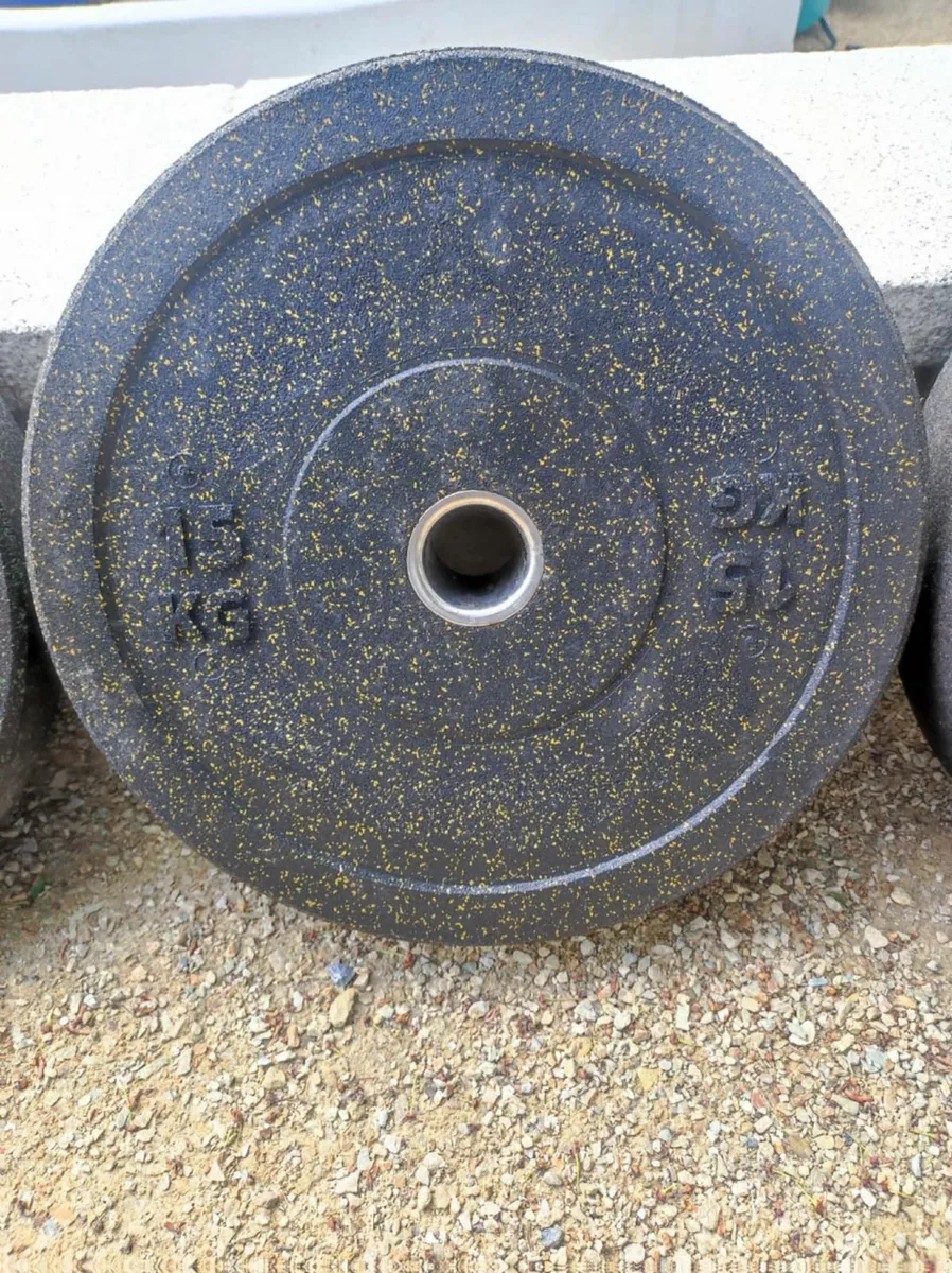 Weights Rack / Bar / Bumper Plates (100kg) - Image 4