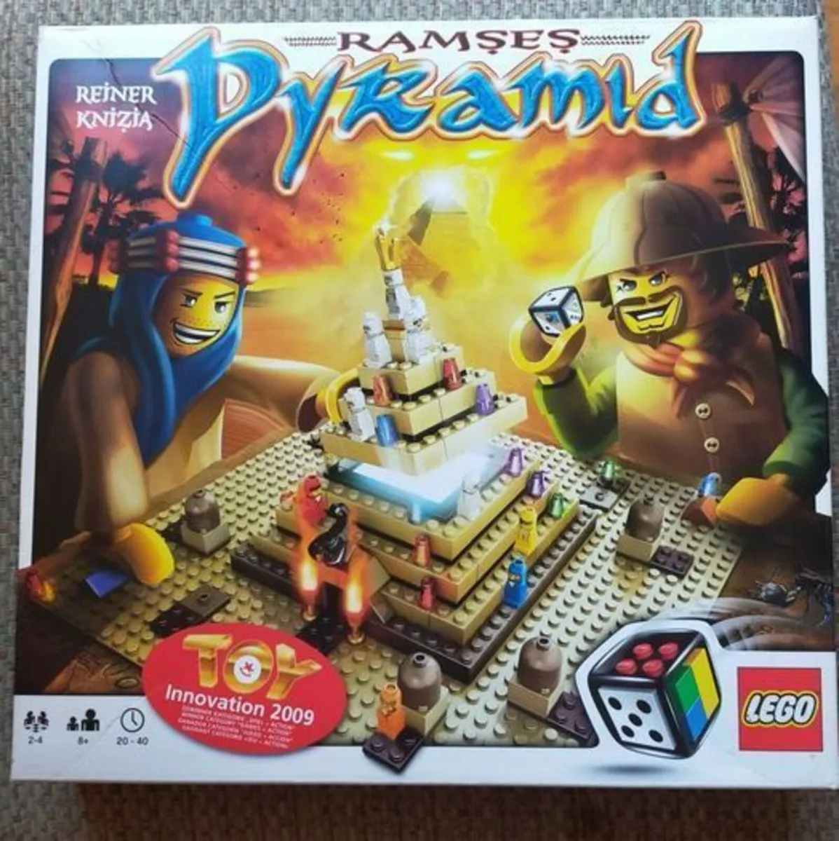 LEGO 3843 Ramses Pyramid game used/complete