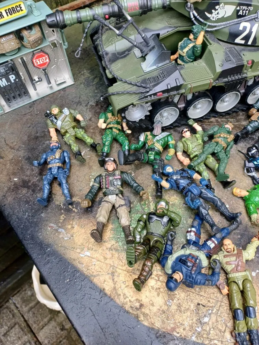 Collection of Figures and Tank - Image 2