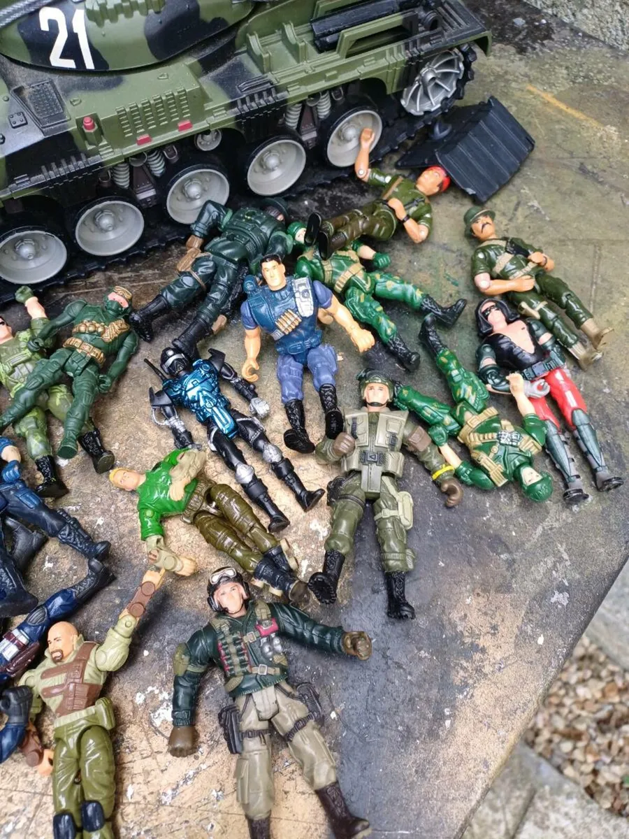 Collection of Figures and Tank - Image 3