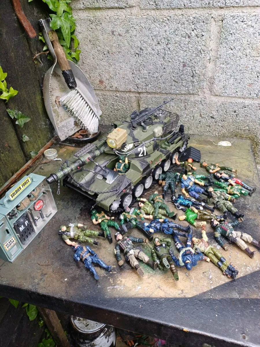 Collection of Figures and Tank - Image 4