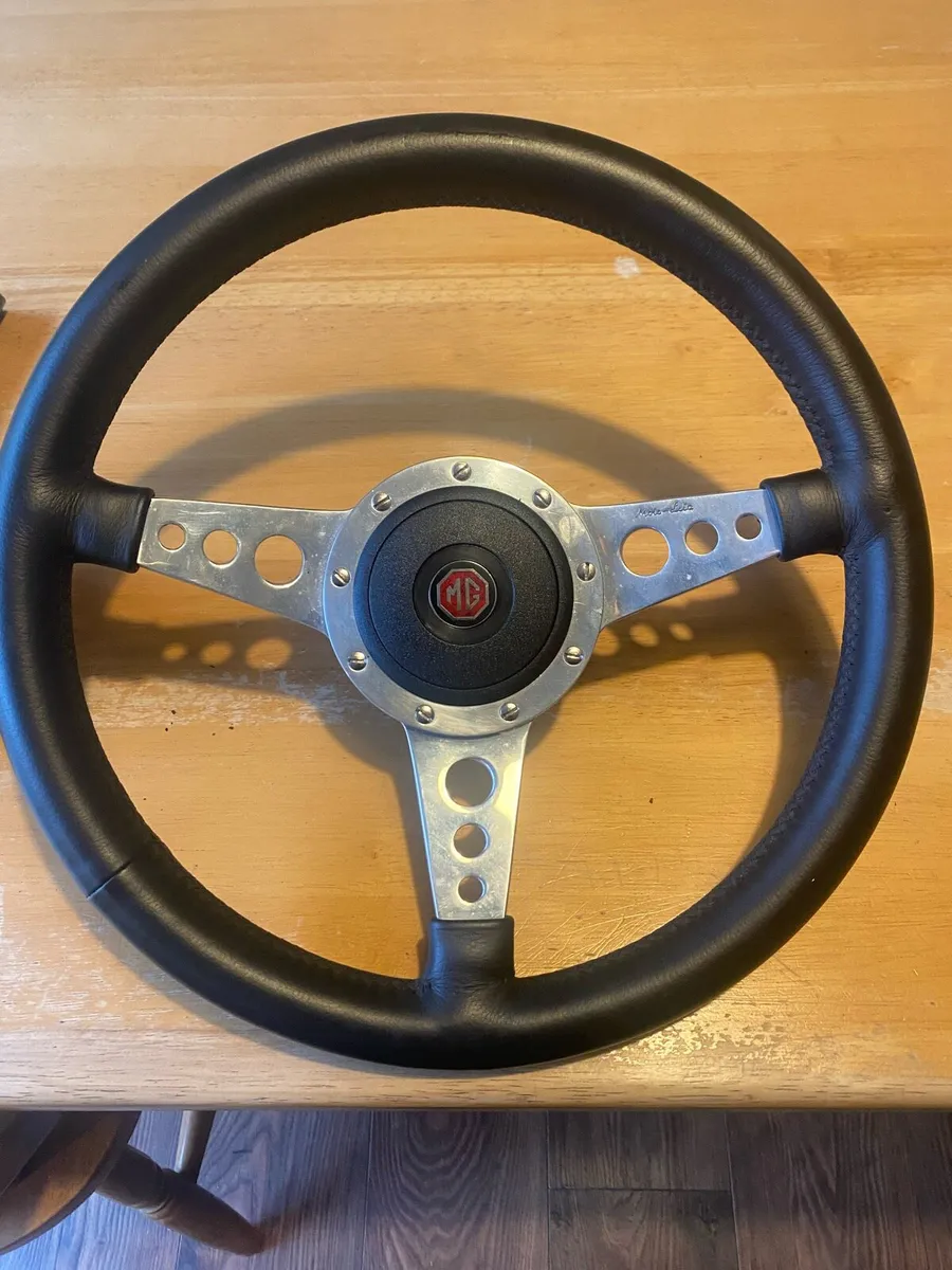 Mg midget moto lita steering wheel - Image 1