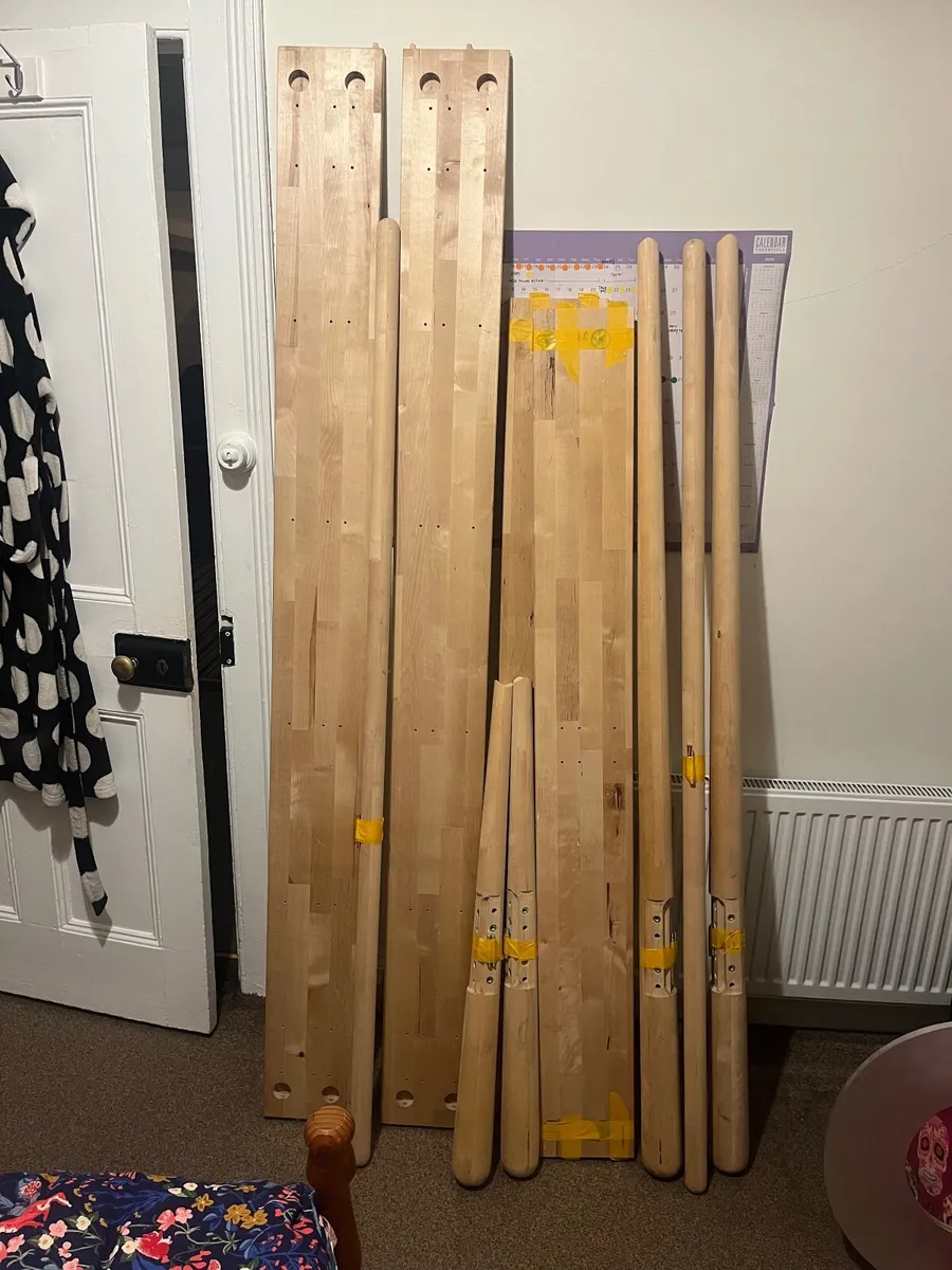 Wooden Four Poster Bed Frame - Image 2