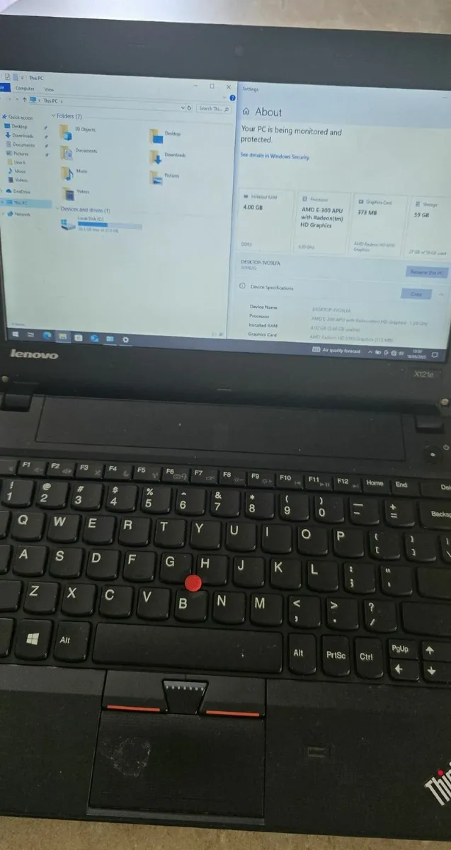Windows 10 pro Lenovo x121 laptop - Image 2