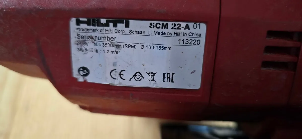 Hilti Scm 22-a Cordless Metal Saw - Image 4