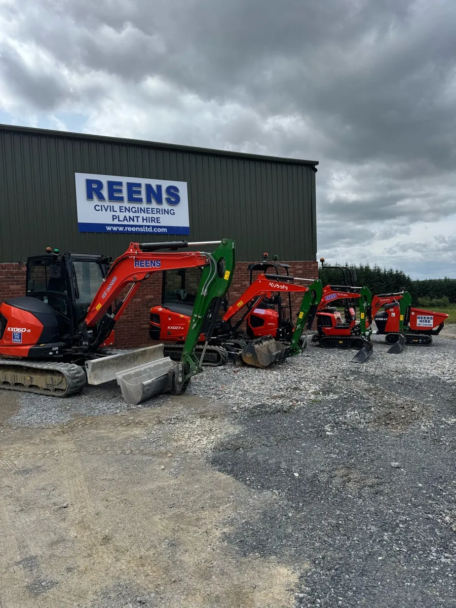 Mini digger hire - Image 1