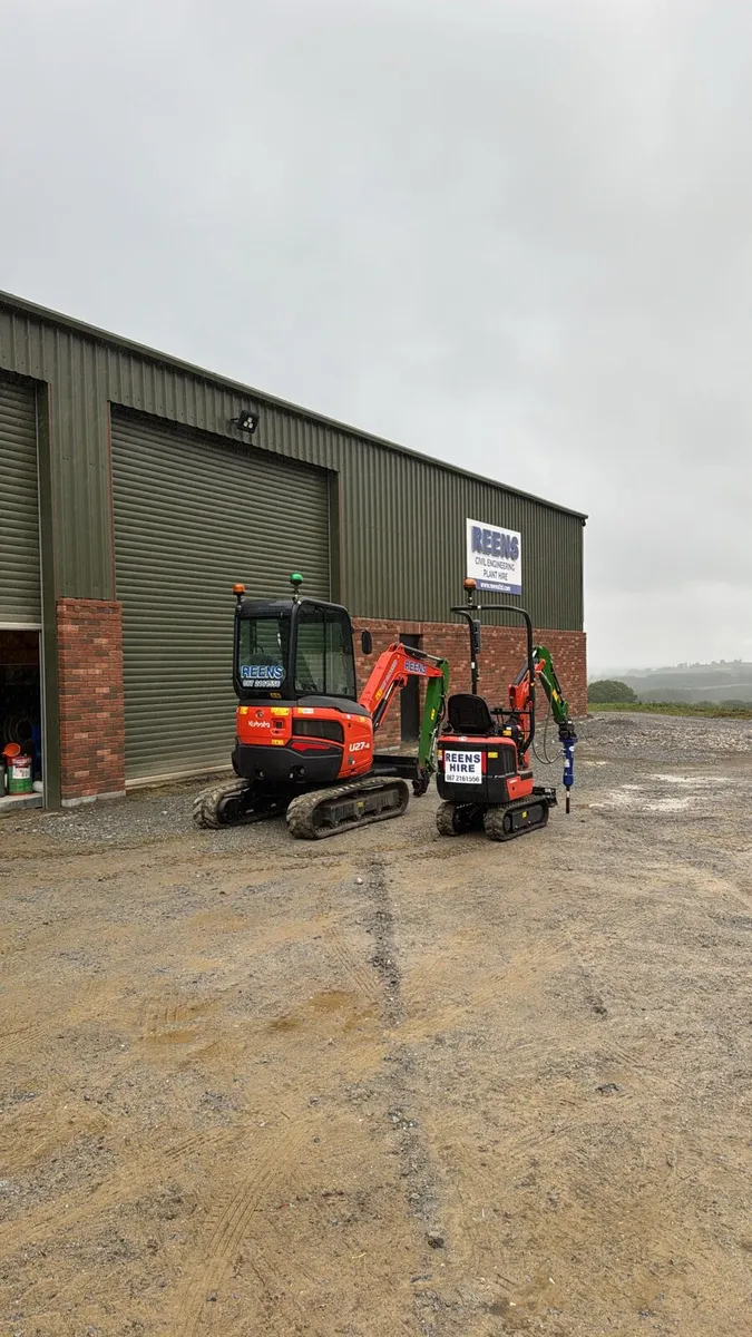 Mini digger hire - Image 3