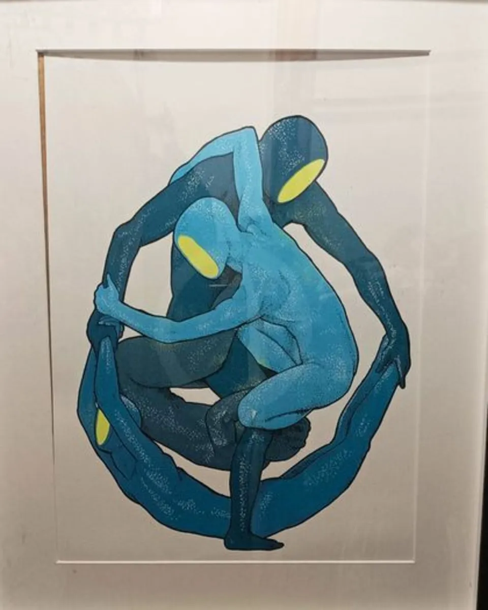 2017 Dave Kloc Human Shapes Limited Edition Art