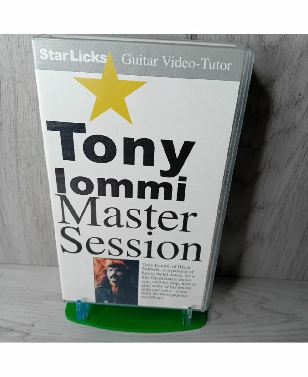 TONY IOMMI MASTER SESSION VHS TAPE