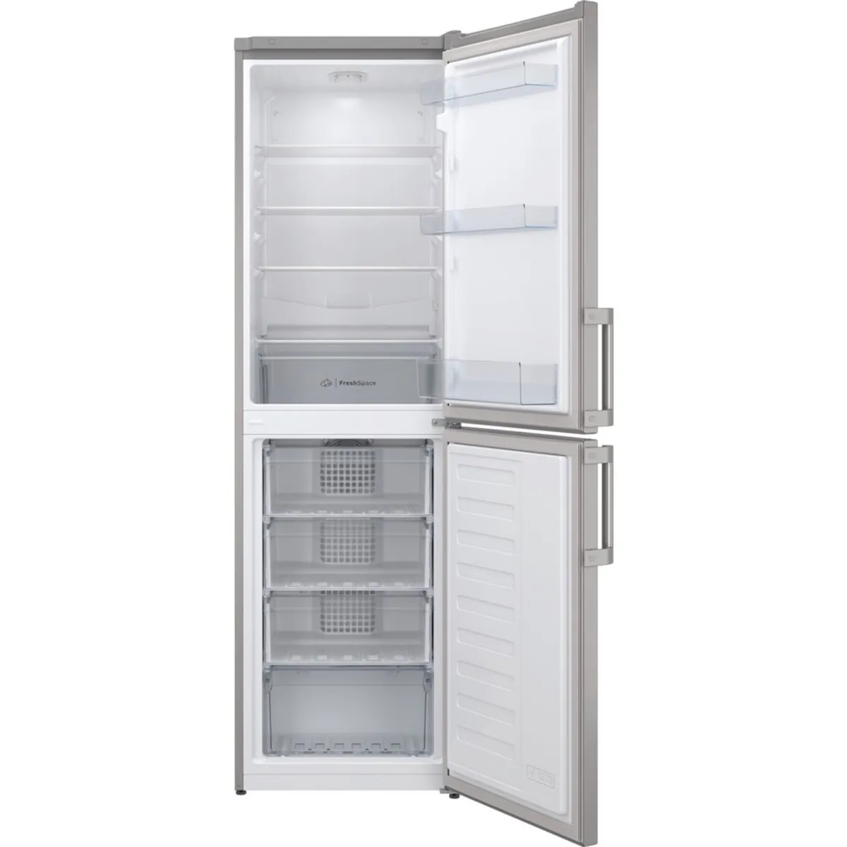 Brand New Indesit Fridge Freezer in Silver - Image 3