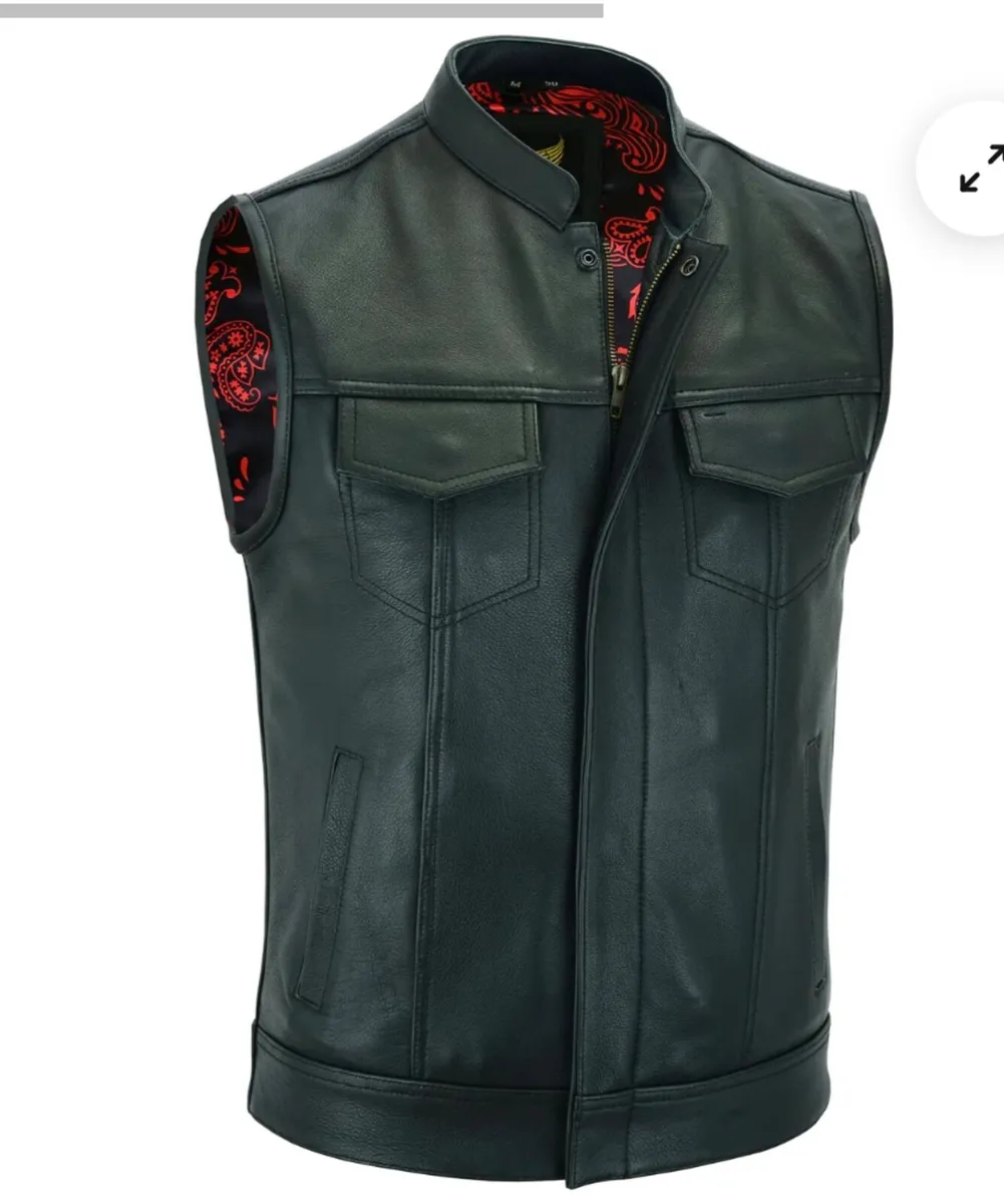 Leather Waistcoat - Image 1