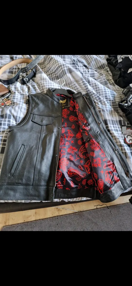 Leather Waistcoat - Image 2