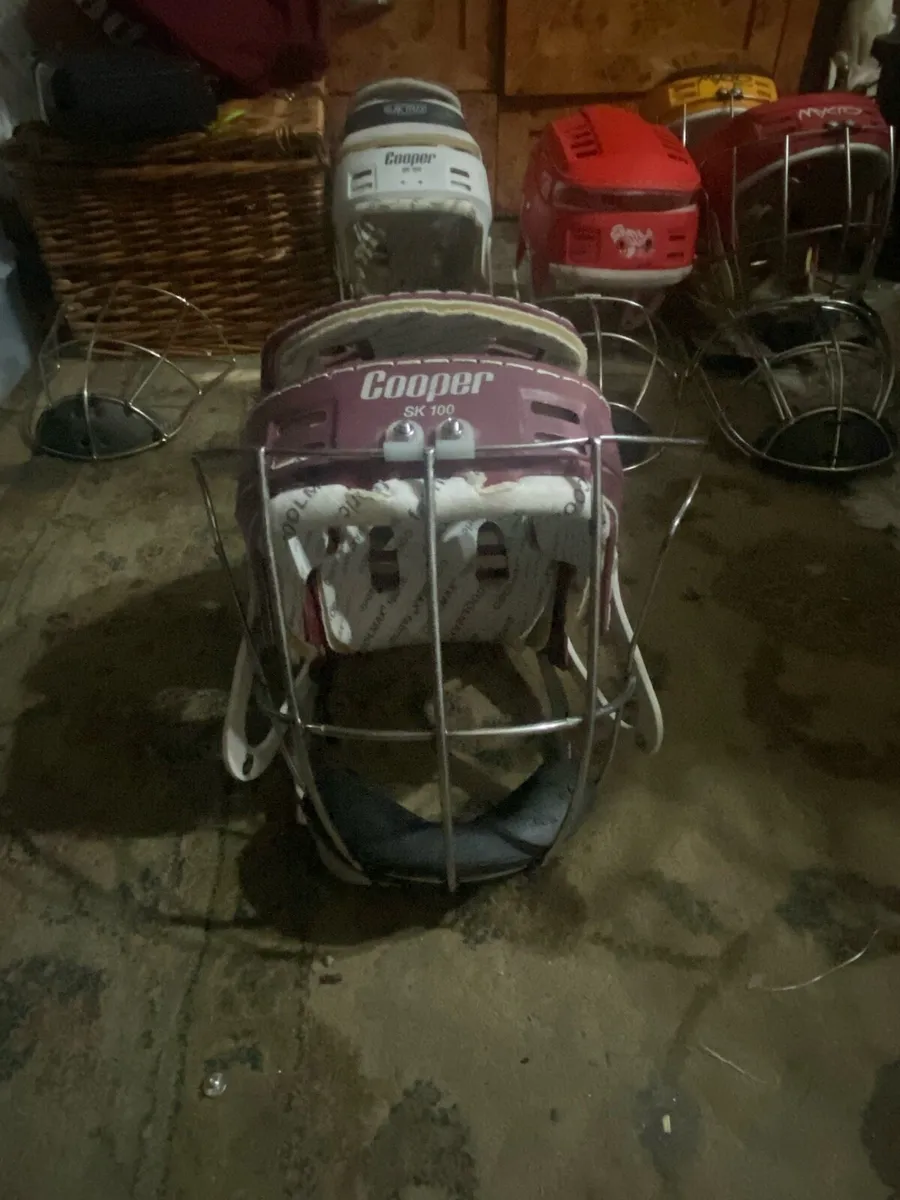 Cooper and mycro hurling helmets - Image 1