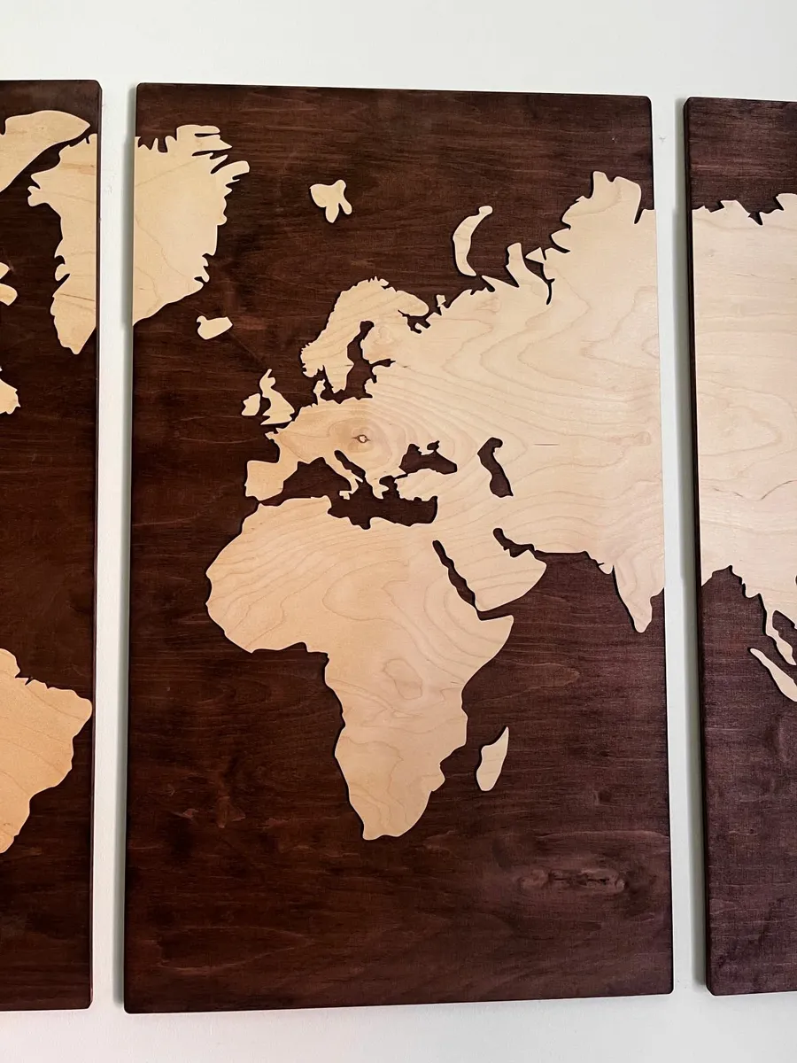 World Map Decorative Art - Image 3