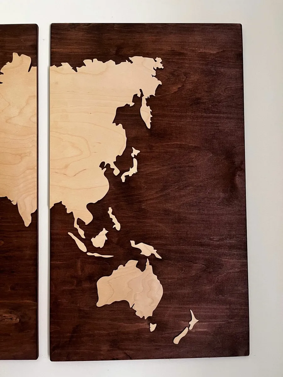 World Map Decorative Art - Image 4