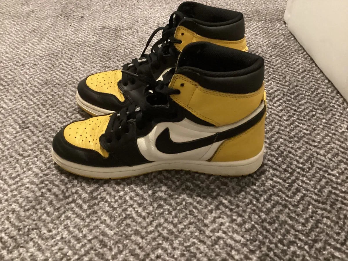 Air Jordan 1 Yellow taxi - Image 3