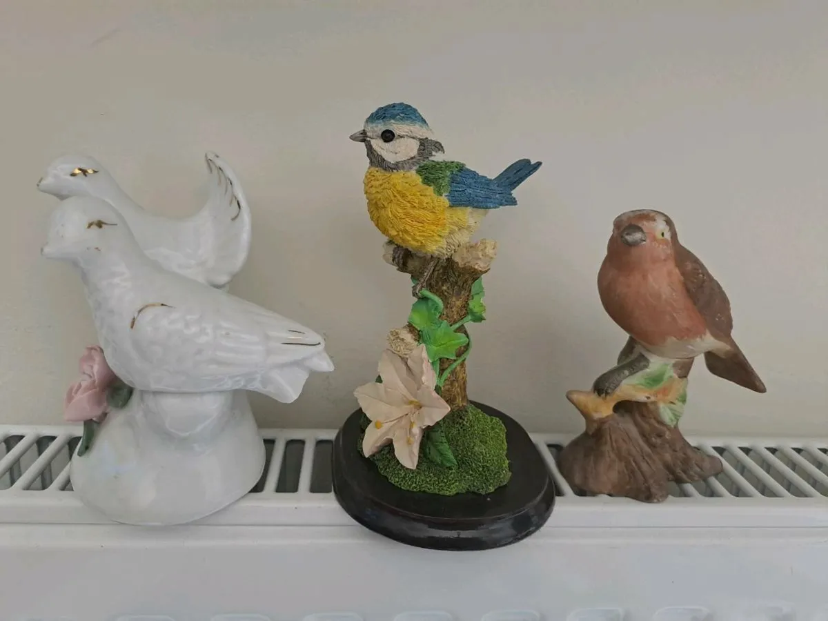 3 bird figurines - Image 4