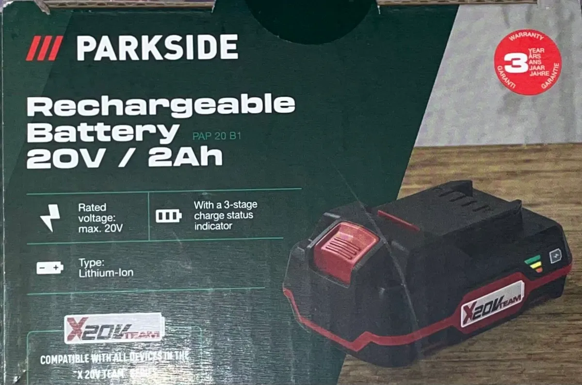 Parkside Rechargeable Battery 20V 2Ah Brand New