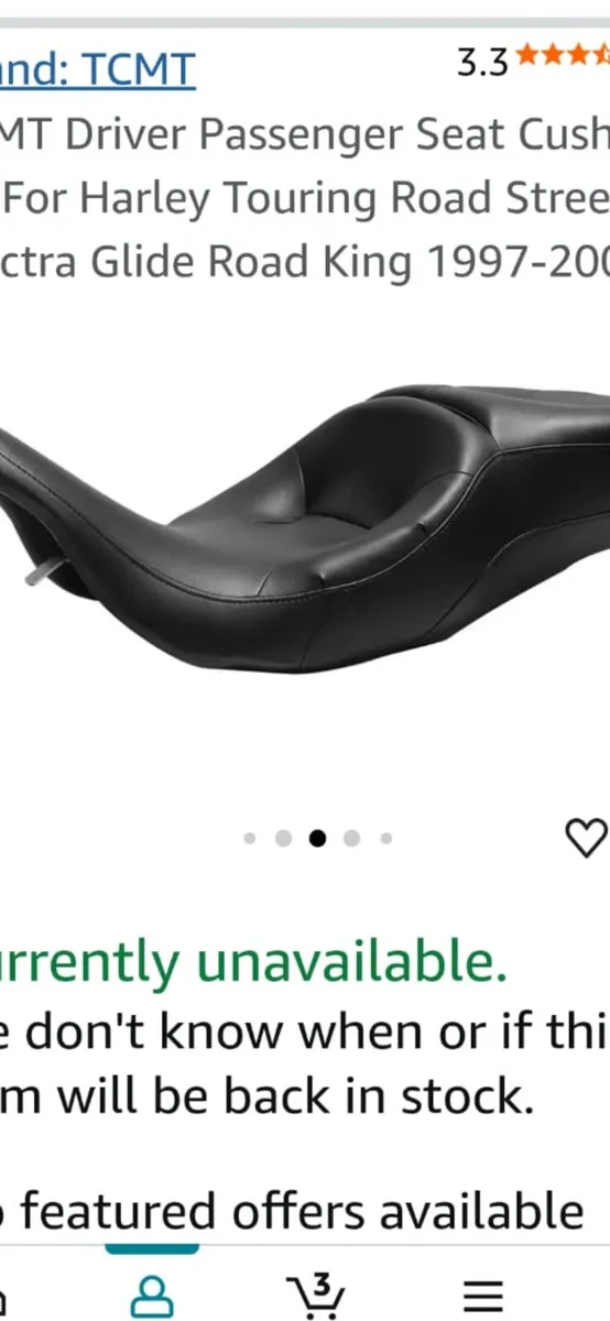 HARLEY DAVIDSON SEAT - Image 3