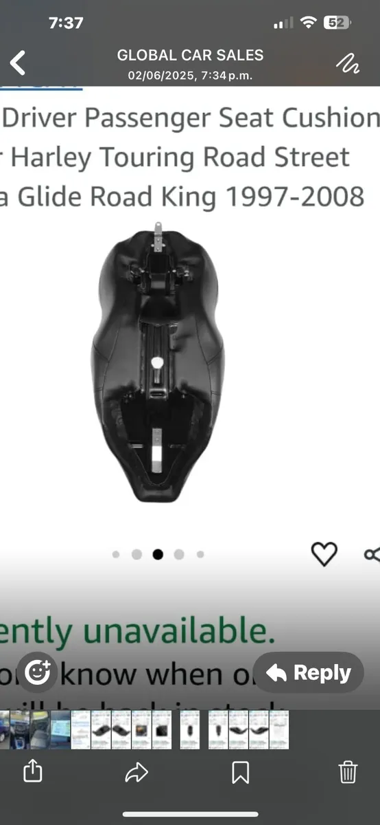 HARLEY DAVIDSON SEAT - Image 4