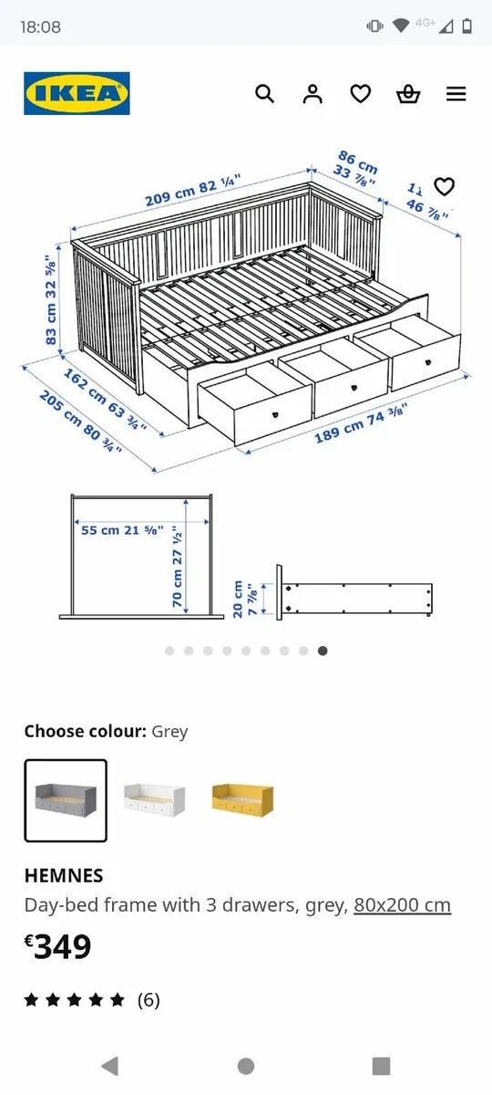 IKEA Hemnes day bed - Image 3