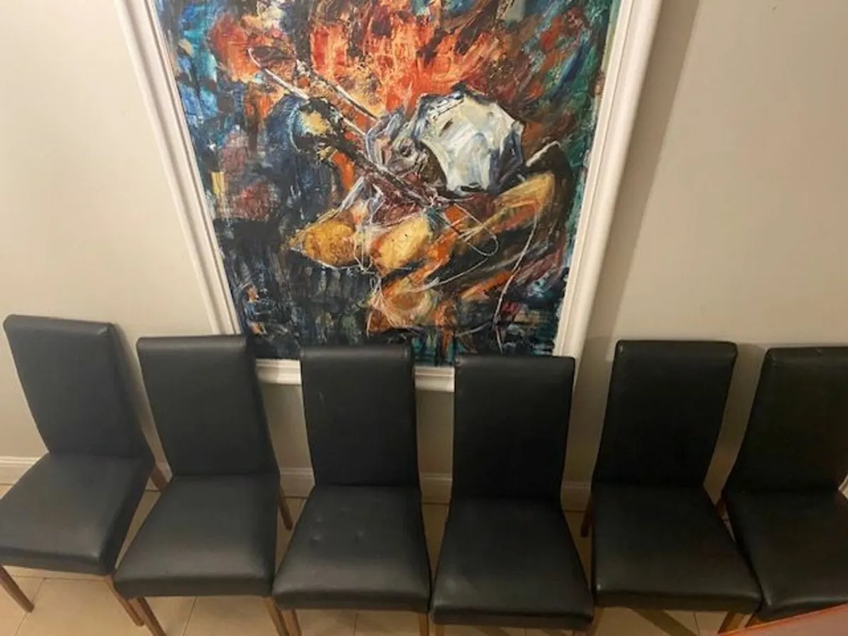 Chairs x 6 -60euro - Image 4