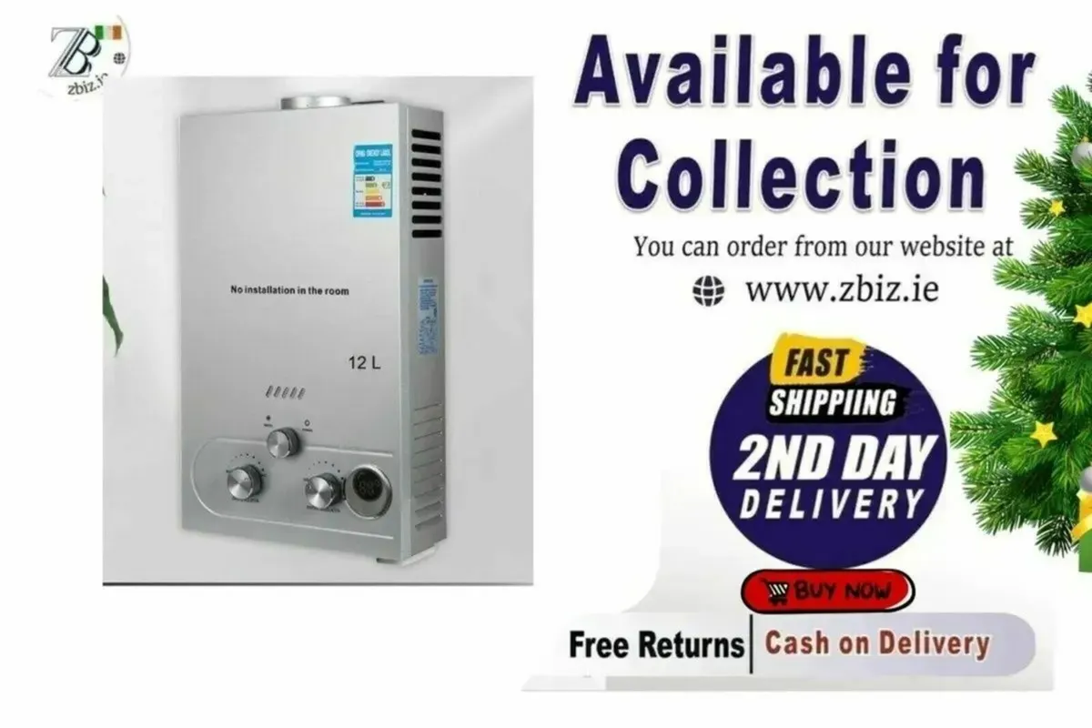 12L LPG Gas Water Heater: Reliable Hot Water - Image 1