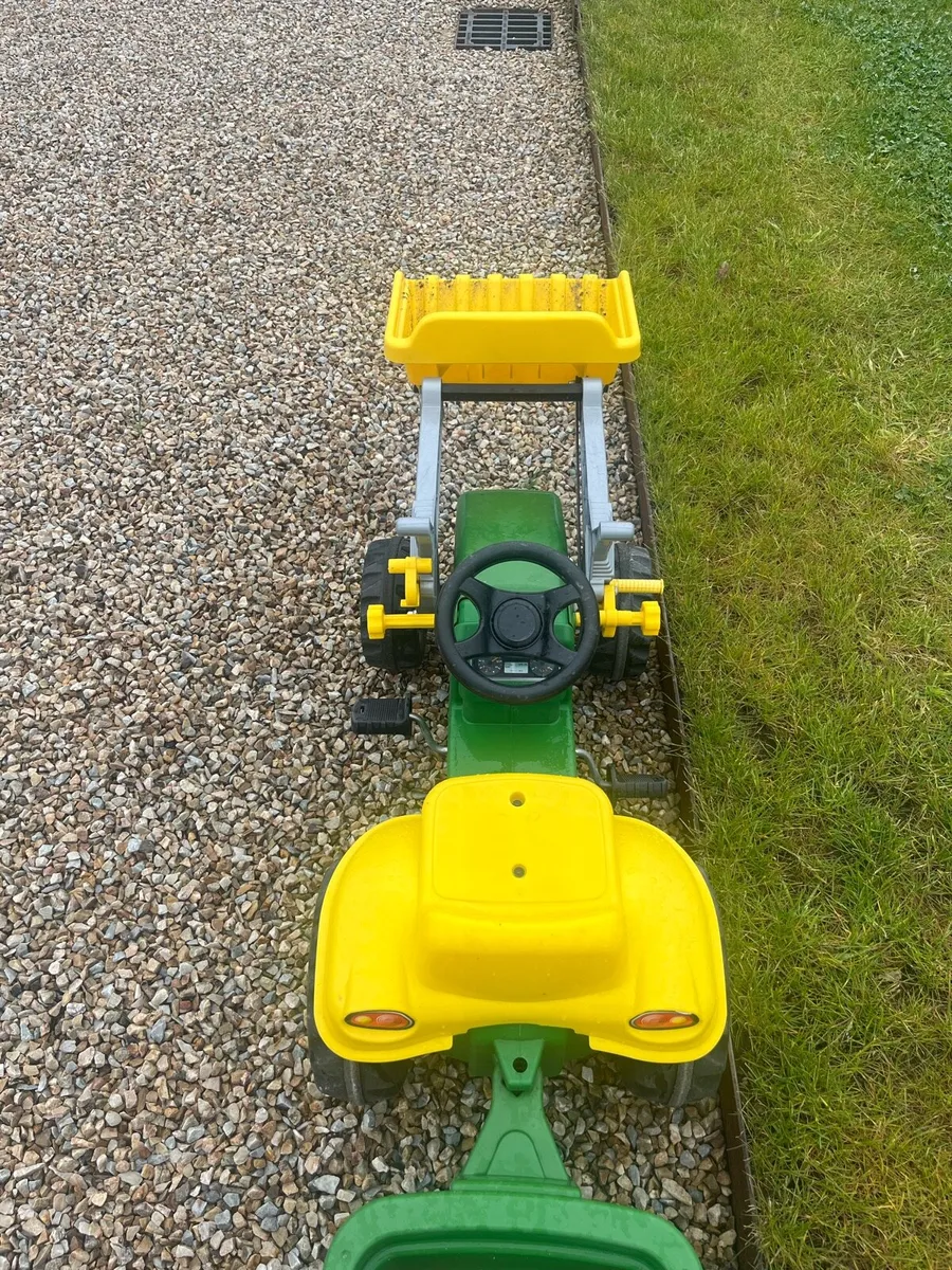 Rolly John Deere Pedal Tractor & Trailer - Image 2