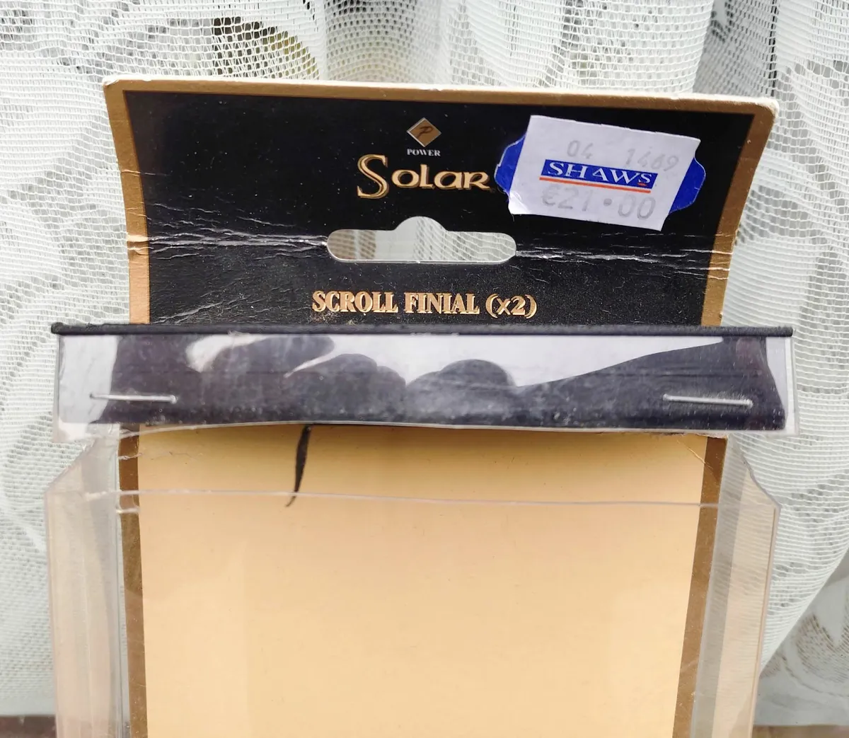 ONE CURTAIN POLE END (FINIAL) BRAND NEW. - Image 2